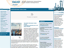 Tablet Screenshot of daad-jordan.org